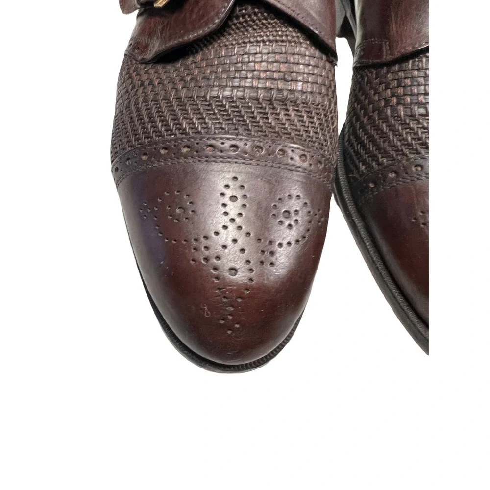 Johnston & Murphy - Cellini woven leather oxford unique style